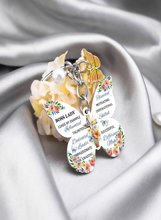 MOEXUKO Boss Lady Gifts for Women Best Boss Gifts for Women Work White Elephant Gift Ideas Bosses Keychain Thank You Gift for Bosses Leader Birthday Thanksgiving Christmas White Elephant 2025 - Image 5